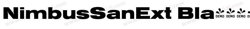 NimbusSanExt Bla字体转换